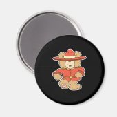 Kanadischer Bergbär Magnet (Vorderseite/Rückseite)