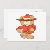 Kanadischer Bergbär Postkarte (Vorne/Hinten)