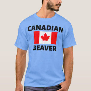 Kanadischer Biber Kanada-Flagge Familie T-Shirt