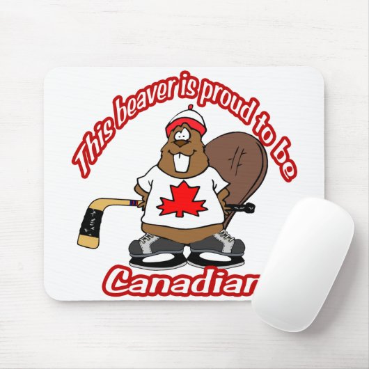 Kanadischer Biber Mousepad (Mit Mouse)