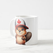 Kanadischer Biber Nie 51 Kaffeetasse (Vorderseite Links)