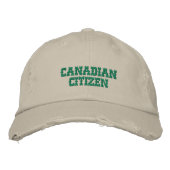 Kanadischer Bürger bestickt Hat Bestickte Baseballkappe (Vorderseite)