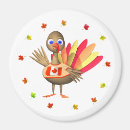 Kanadischer Erntedank Baby Türkei Magnet