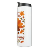 Kanadischer Erntedank Herbstfeier Klassik T Thermosbecher (Nach rechts gedreht)