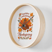 Kanadischer Erntedank Herbstfeier Klassik T Uhr (Winkel)