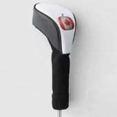 Kanadischer Erntedank Pumpkin Maple Leaf über Golf Headcover (angewinkelt)