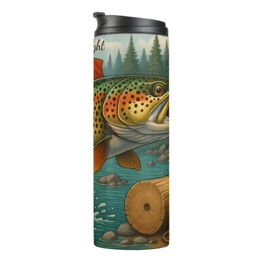 Kanadischer Fischfang Outdoor Adventure Thermosbecher (Nach rechts gedreht)