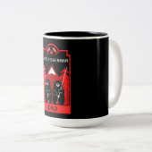 Kanadischer Fischfang Zweifarbige Tasse (VorderseiteRechts)
