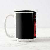 Kanadischer Fischfang Zweifarbige Tasse (Links)