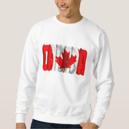 Kanadischer Flaggentext von KANADA Sweatshirt