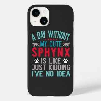Kanadischer Frisör Sphynx Cat Owner Funny Sprichwo Case-Mate iPhone 14 Hülle