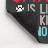 Kanadischer Frisör Sphynx Cat Owner Funny Sprichwo Mousepad (Ecke)