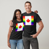 Kanadischer Gay Pride T-Shirt (Unisex)