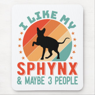 Kanadischer haarloser Sphynx Cat Owner Spaß Mousepad