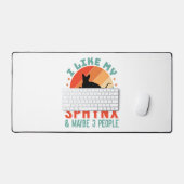 Kanadischer haarloser Sphynx Cat Owner Spaß Schreibtischunterlage (Tastatur & Maus)