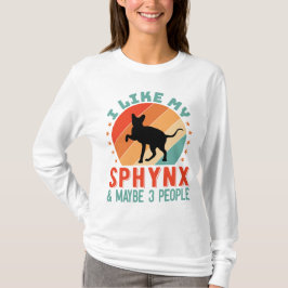 Kanadischer haarloser Sphynx Cat Owner Spaß T-Shirt