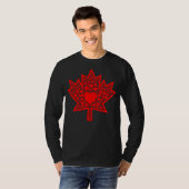 Kanadischer Heart Maple Leaf T-Shirt (Vorne ganz)