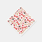 Kanadischer Hockey Serviette (Ecke)