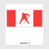 Kanadischer Hockey-Sticker Aufkleber (Blatt)