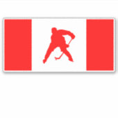 Kanadischer Hockey-Sticker Aufkleber (Vorderseite)