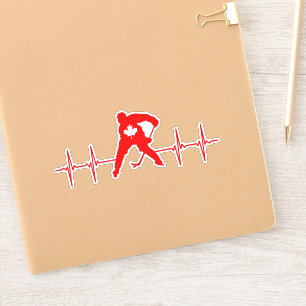 Kanadischer Hockey-Sticker Aufkleber