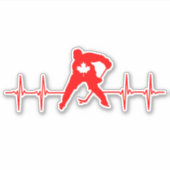 Kanadischer Hockey-Sticker Aufkleber (Vorderseite)
