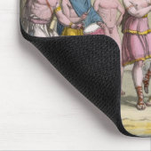 Kanadischer indischer Tanz im Abend (Farbeengra Mousepad (Ecke)