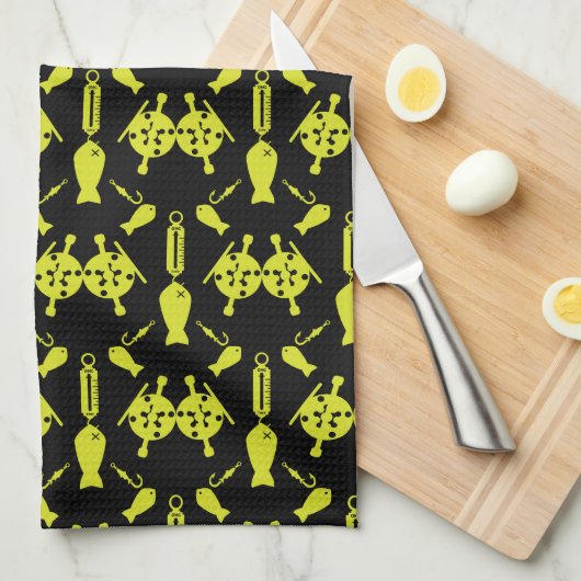 Kanadischer Lachsfang Geschirrtuch (Viertel Falte)