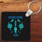 Kanadischer Lachsfang Schlüsselanhänger (Rückseite)