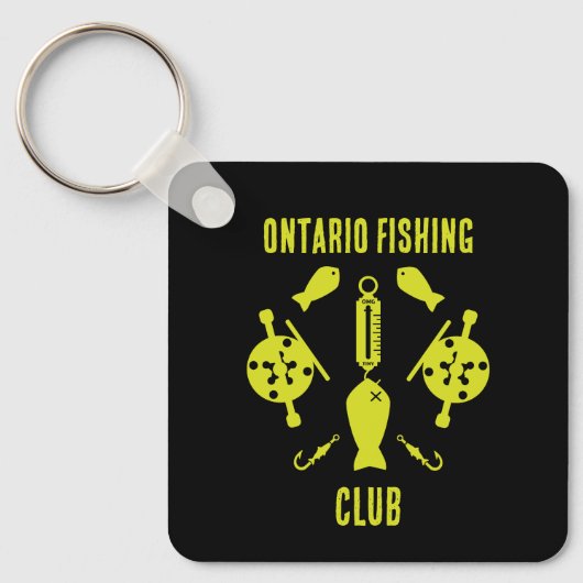 Kanadischer Lachsfang Schlüsselanhänger (Vorderseite)