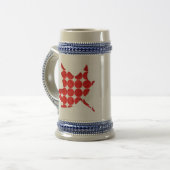 Kanadischer Leaf Bierglas (Vorderseite Links)