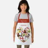 Kanadischer Liebe individuelle Name Schürze (Insitu)