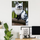 Kanadischer Marmorfuchs Poster (Heimbüro)