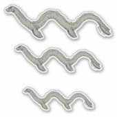 Kanadischer Monster-See Aufkleber (Vorderseite)