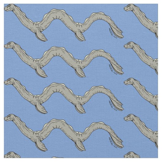 Kanadischer Monster-See Stoff (Nahaufnahme)