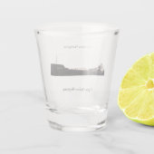 Kanadischer Navigator-Schiebeglas Schnapsglas (Rückseite)