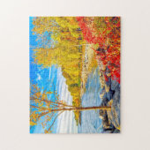 Kanadischer Ontario-See. Puzzle (Vertikal)