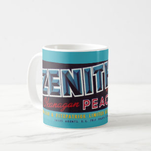 Kanadischer Pfirsich-Becher Kaffeetasse