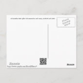 Kanadischer Postkartensee Postkarte (Rückseite)