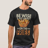 Kanadischer Poutine für einen Quebec Poutine T-Shirt (Vorderseite)