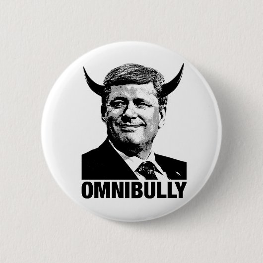 Kanadischer Premierminister Stephen Harper - Button (Vorderseite)