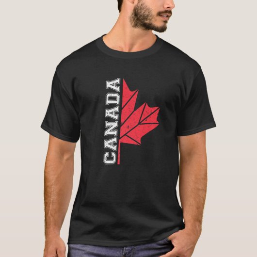 Kanadischer Pride Day Maple Leaf Kanada T-Shirt (Vorderseite)