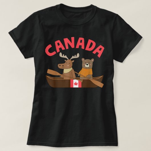 Kanadischer Pride Day Maple Leaf Kanada T-Shirt (Design vorne)