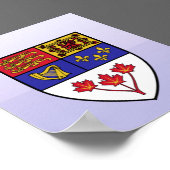 Kanadischer Schild, Kanada Poster (Ecke)