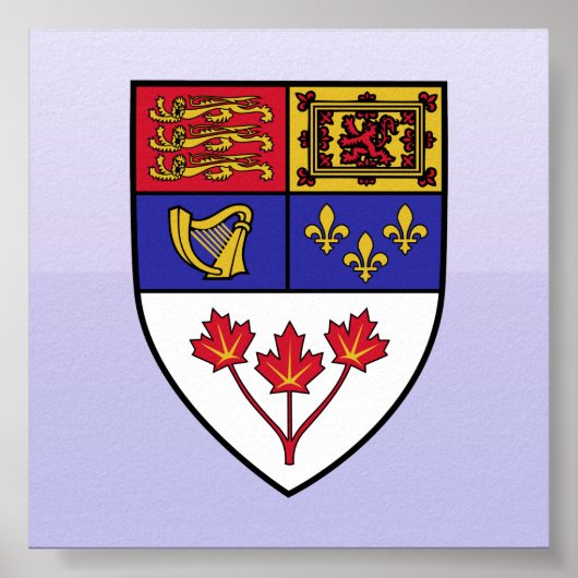 Kanadischer Schild, Kanada Poster (Vorne)