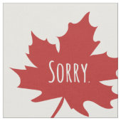 Kanadischer Sonnentag Stoff (Nahaufnahme)