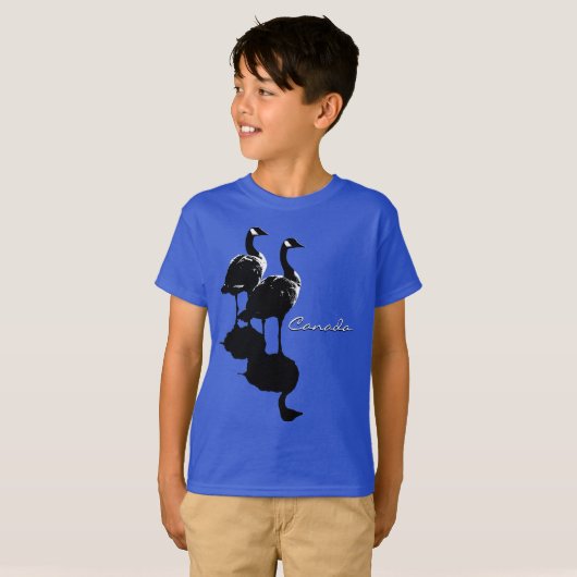 Kanadischer Souvenir-T - Shirt Kanadisches Goose-S (Vorne ganz)