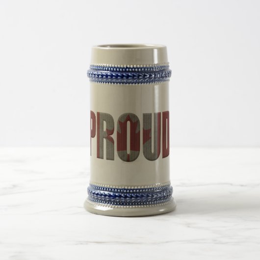 kanadischer Stolz Bierglas (Mittel)
