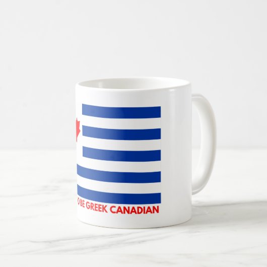 kanadischer T - Shirt Kaffeetasse (VorderseiteRechts)