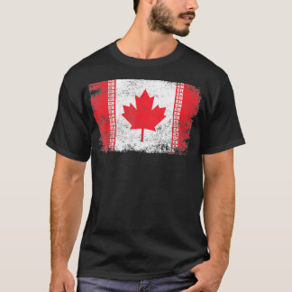 Kanadischer Tag Funny Canadian erschüttert Eh Flag T-Shirt